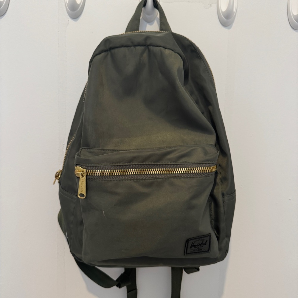 Herschel Supply Company Green Backpack Minimalist Design